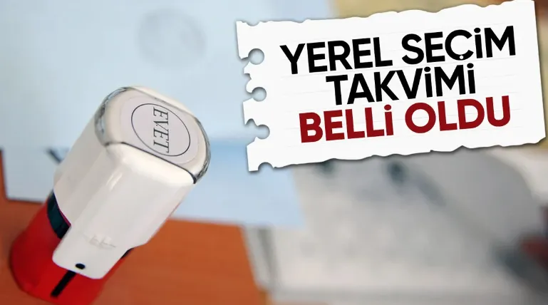 31 Mart yerel seçim takvimi Resmi Gazete
