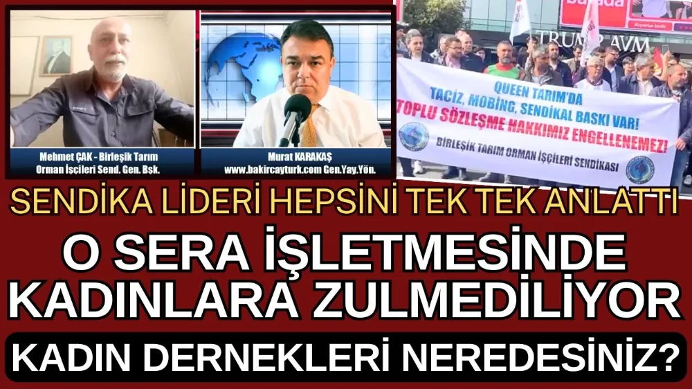 O SERADA ÇALIŞAN KADINLARA MOBİNG UYGULANIYOR.. 