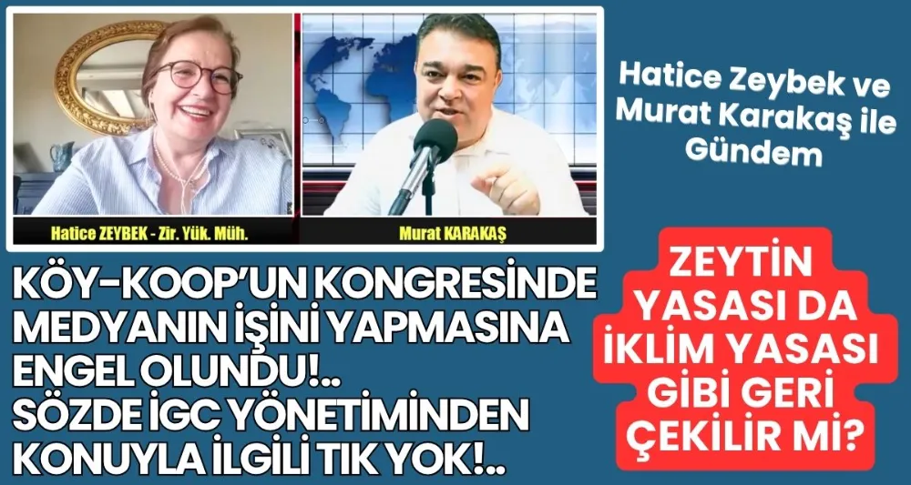 DEMOKRAT GEÇİNENLERİN MEDYAYA SANSÜRÜ VE ZEYTİN YASA TASARISI 
