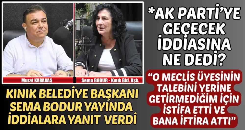 KINIK BELEDİYE BAŞKANI BODUR